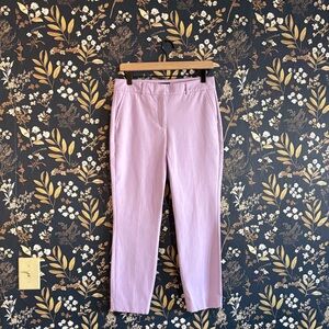 WHBM White House Black Market Lavender Purple Trouser Pants Slim Ankle Size 6P